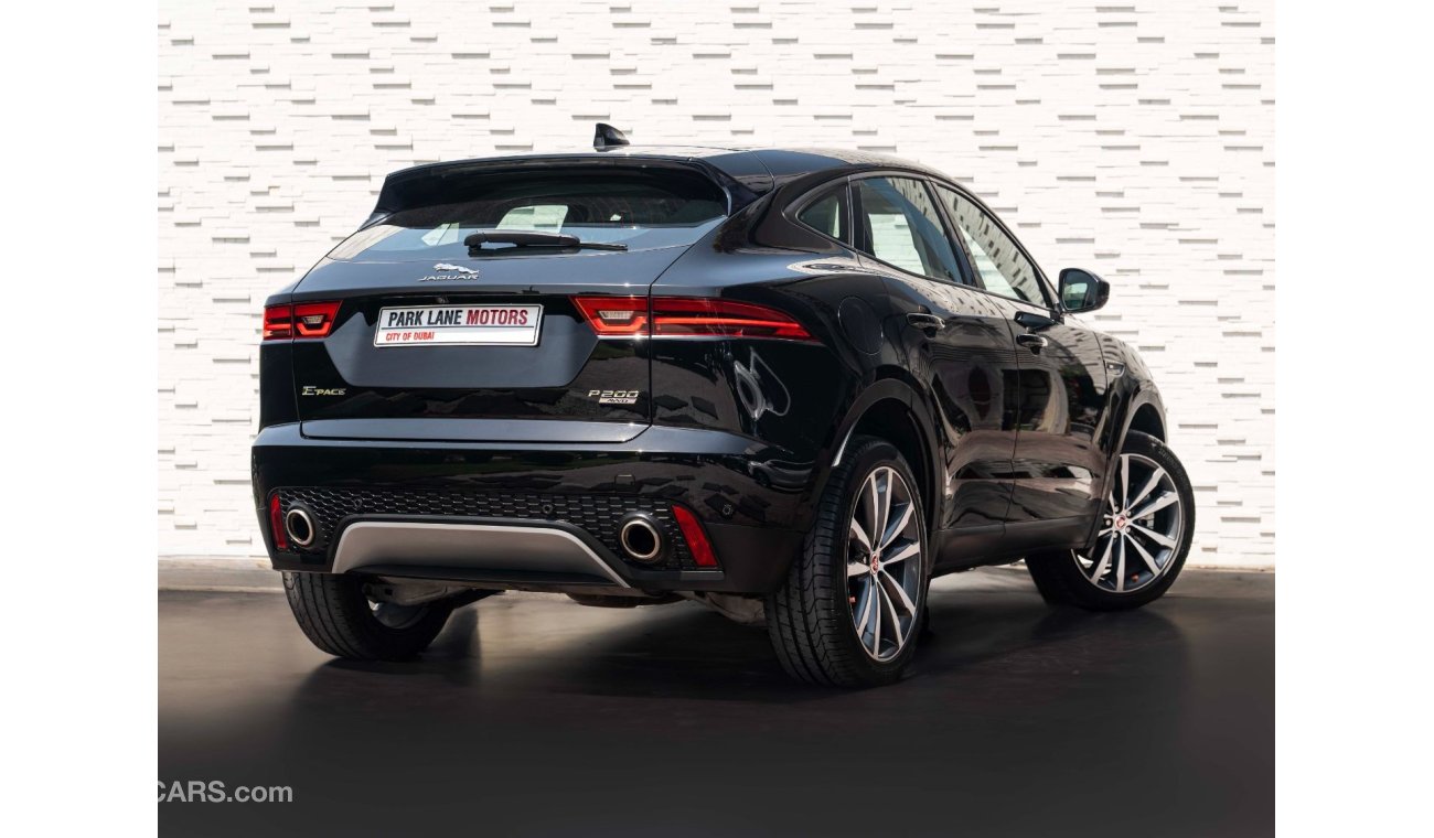 Jaguar E Pace AED 1,415 PM • E-PACE SE P200 AWD • FULL AL-TAYER MOTORS JAGUAR SERVICE HISTORY • PRISTINE CONDITION