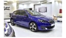 Peugeot 308 EXCELLENT DEAL for our Peugeot 308 GT-Line ( 2016 Model ) in Blue Color GCC Specs