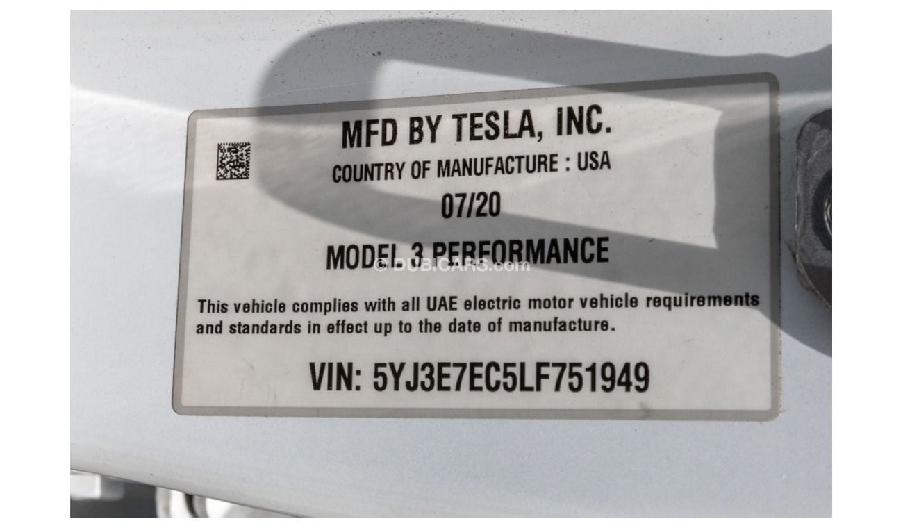 Tesla Model 3 Performance