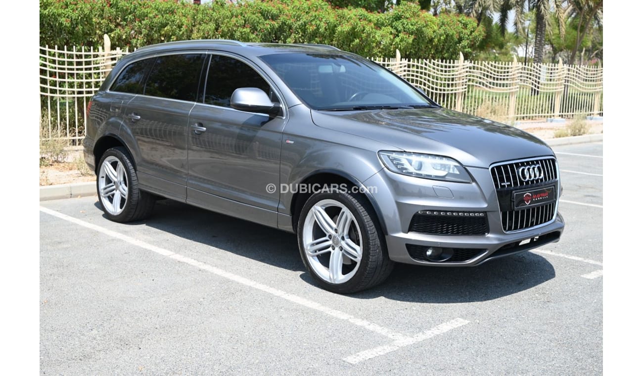 أودي Q7 0% DP  - ACCIDENT FREE - AUDI SERVICE - AUDI Q7 S-LINE 3.0SC 2015 - FIRS