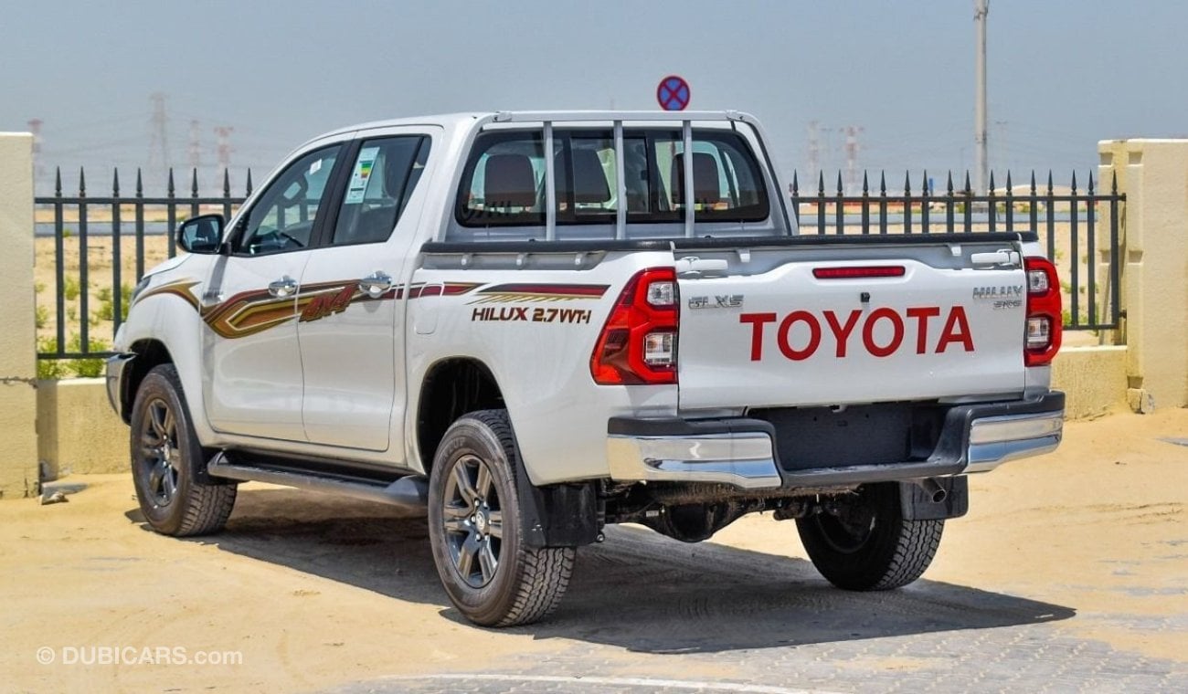 تويوتا هيلوكس 2024 Toyota Hilux Double Cab GLX-S (Full-Option with Key Start) 2.7L 4Cyl Petrol A/T 4x4 Export Only