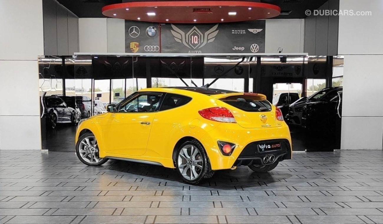 Hyundai Veloster AED 850 P.M | 2016 HYUNDAI VELOSTER TURBO 1.6L | GCC | PANORAMIC ROOF