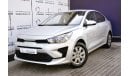 Kia Rio AED 749 PM | 1.4L LX GCC DEALER WARRANTY