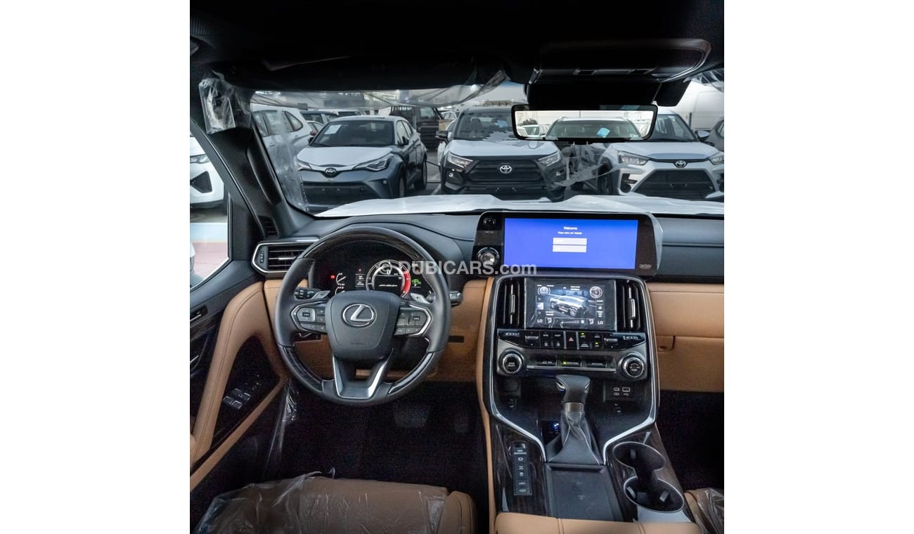 لكزس LX 500 The Lexus LX 500 is a luxurious full-size SUV designed to deliver exceptional performance on and off