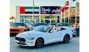 فورد موستانج EcoBoost Convertible | Monthly AED 1120/- | 0% DP | Touch Screen | Leather Seats | # 19679