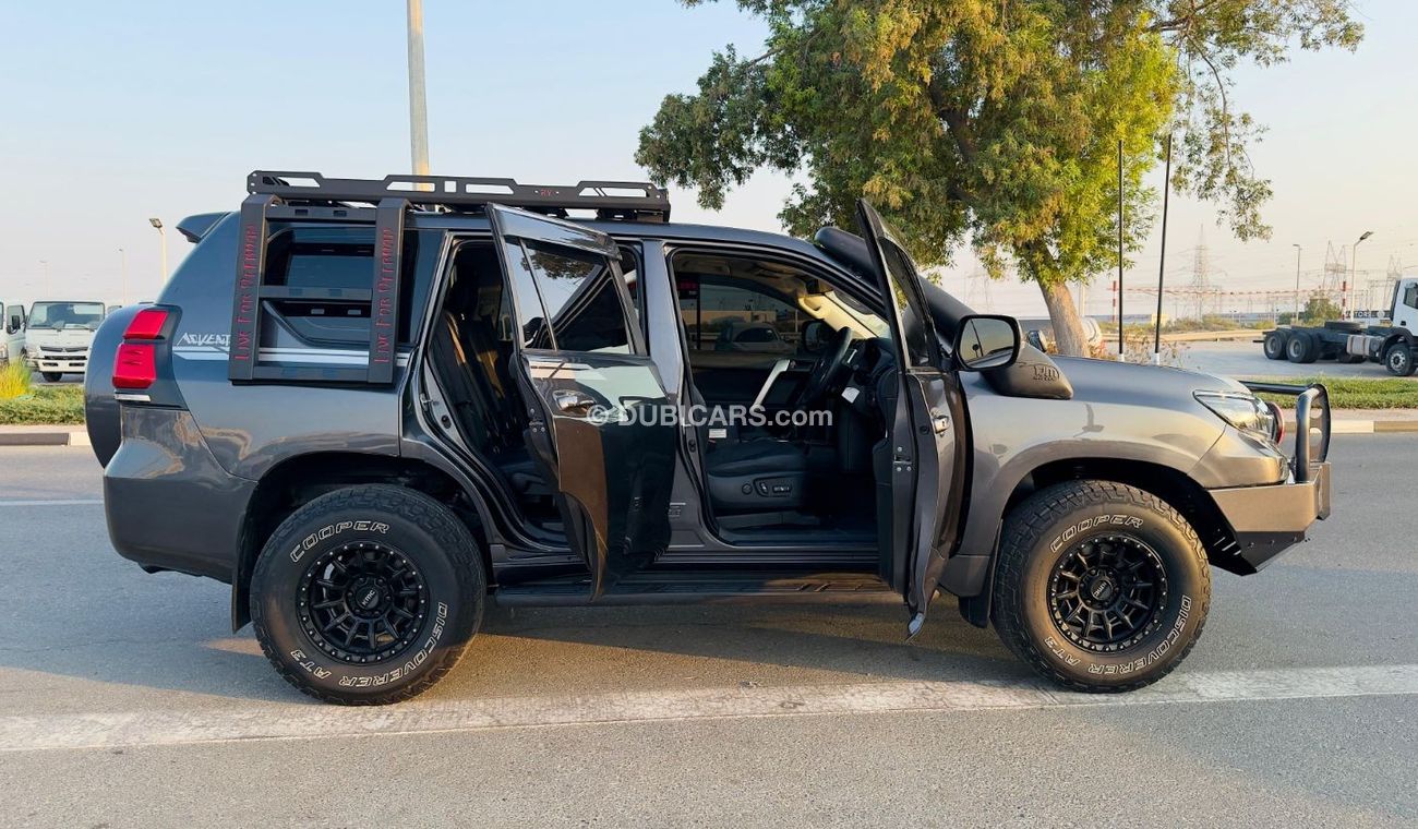 تويوتا برادو PREMIUM MODIFICATION | ROOF RACK WITH SIDE LADDERS | 2021 | RHD | 2.8L DIESEL ENGINE | (AT) | SUNROO