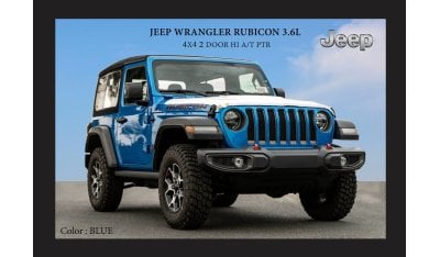 جيب رانجلر JEEP WRANGLER RUBICON 3.6L 4X4 2 DOOR HI A/T PTR 2022 Model Year Export Price