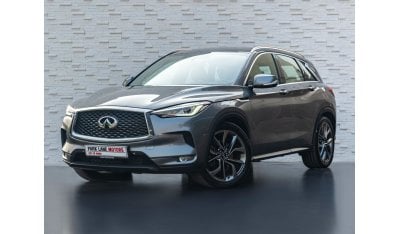 Infiniti QX50 AED 1,573 PM • QX50 LUXURY • 2.0L AWD • GCC SPECS • IMMACULATE CONDITION