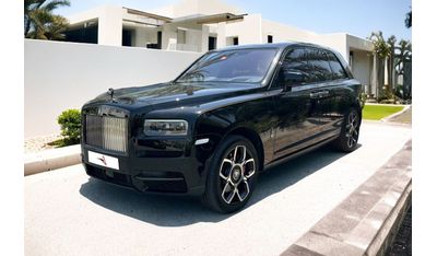 Rolls-Royce Cullinan ROLLS ROYCE CULLINAN 2021 BLACK BADGE | FSH | UNDER WARRANTY | STARLIGHT | GCC SPECS