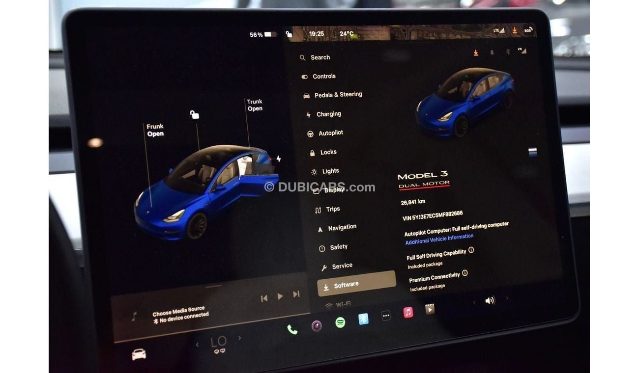 تسلا موديل 3 EXCELLENT DEAL for our Tesla Model 3 Performance ( 2021 Model ) in Midnight Silver Color GCC Specs