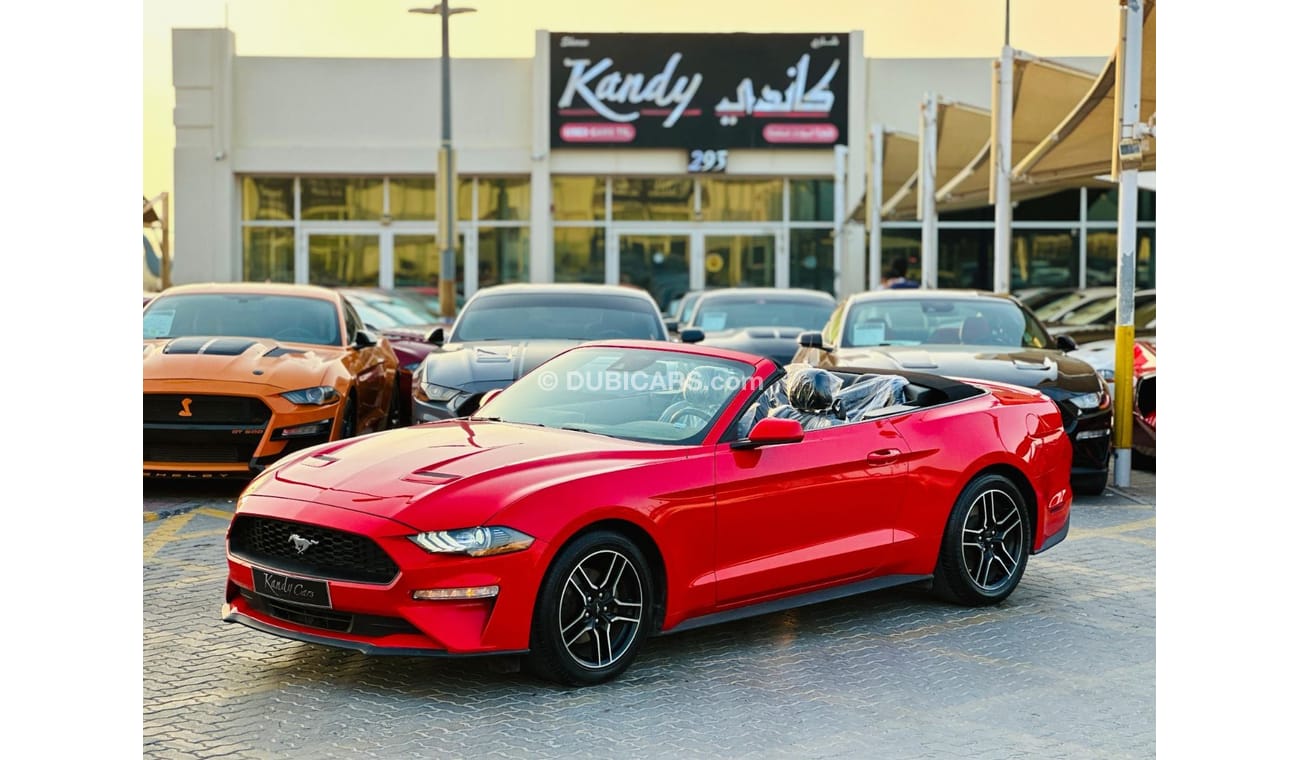 Ford Mustang EcoBoost Convertible | Monthly AED 1520/- | 0% DP | Blindspot | Touch Sceen | # 02676