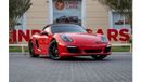 Porsche 718 Boxster Std 2.0L A/T Porsche Boxster 2015 GCC with Flexible Down-Payment.