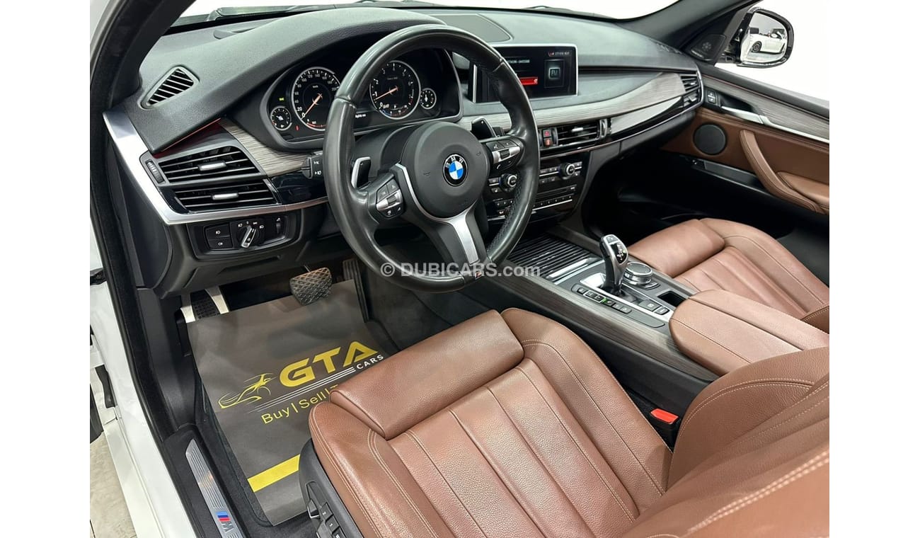 بي أم دبليو X5 50i M سبورت 2018 BMW X5 xDrive50i M-Sport 7 Seater, Nov 2024 BMW Warranty + Service Pack, Full Optio