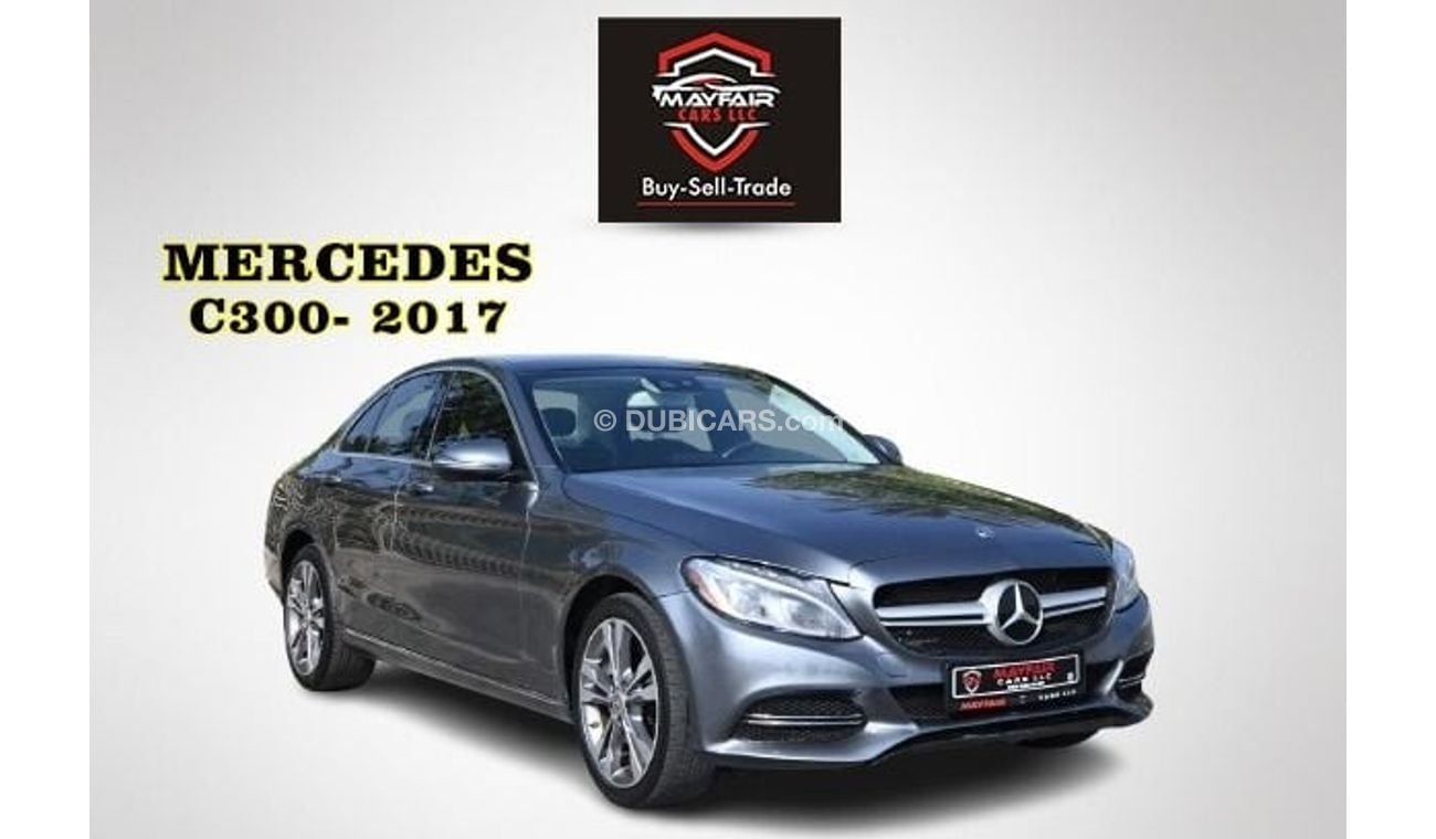 Mercedes-Benz 300 0% DP - ENGINE+GEAR+CHASSIS GURANTEE - MERCEDES C300 2.0 4MATIC LUXURY AWD 2017  - US SPECS