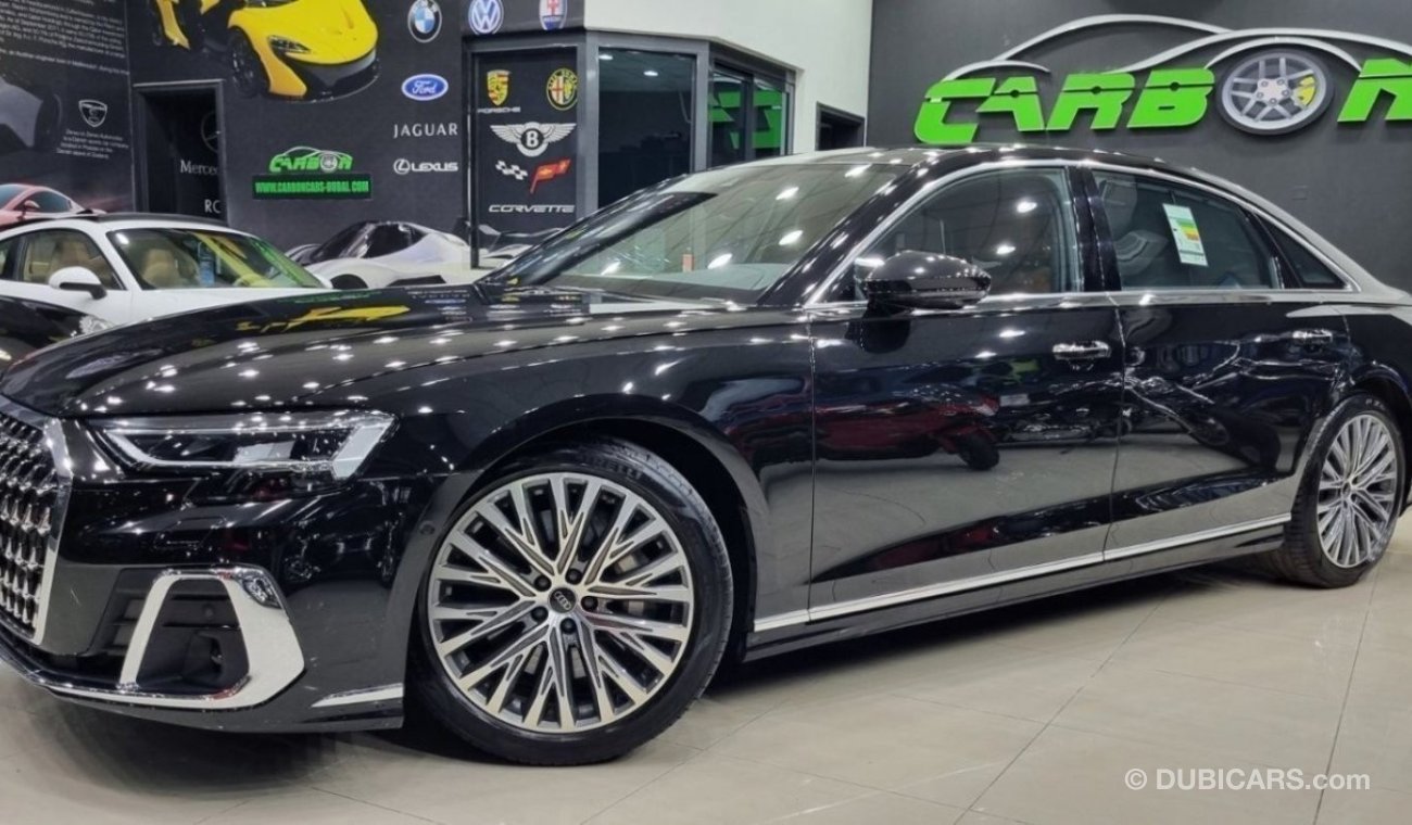 Audi A8 SUMMER PROMOTION AUDI A8L 55TFSI GCC 2023 IN IMMACULATE CONDITION (WARRANTY+SERVICE CONTRACT FROM OF