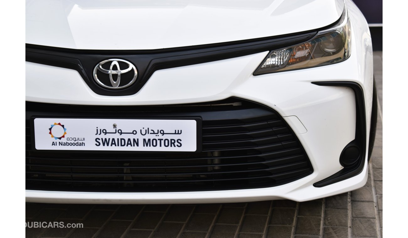 Toyota Corolla AED 959 PM | 1.6L XLI GCC DEALER WARRANTY