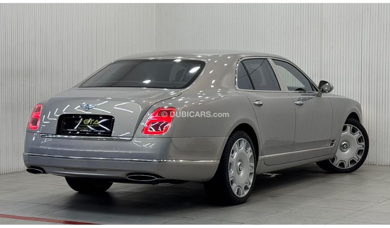 بنتلي مولسان 2017 Bentley Mulsanne V8, Warranty, Service History, Low Kms, Excellent Condition, GCC