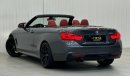 BMW 420i M Sport 2018 BMW 420i M-Kit Convertible, Warranty, Service History, Low Kms, GCC