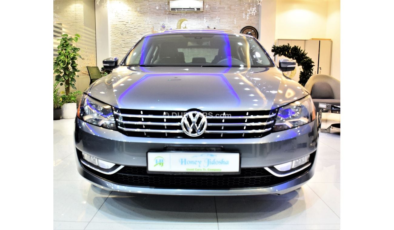 Volkswagen Passat ONLY 63000KM! AMAZING 2015 Model!! in Grey Color! GCC Specs