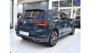 Volkswagen Golf EXCELLENT DEAL for our Volkswagen Golf TSi 1.4L ( 2018 Model ) in Blue Color GCC Specs