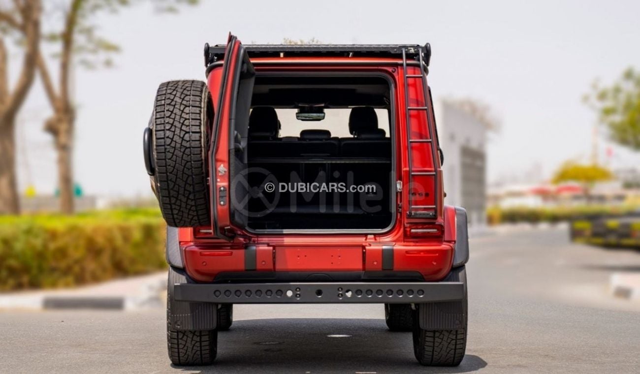 مرسيدس بنز G 63 AMG 4X4² MAGNO RED MARVEL WITH AMG NIGHT PACKAGE II, BURMESTER SURROUND SYSTEM