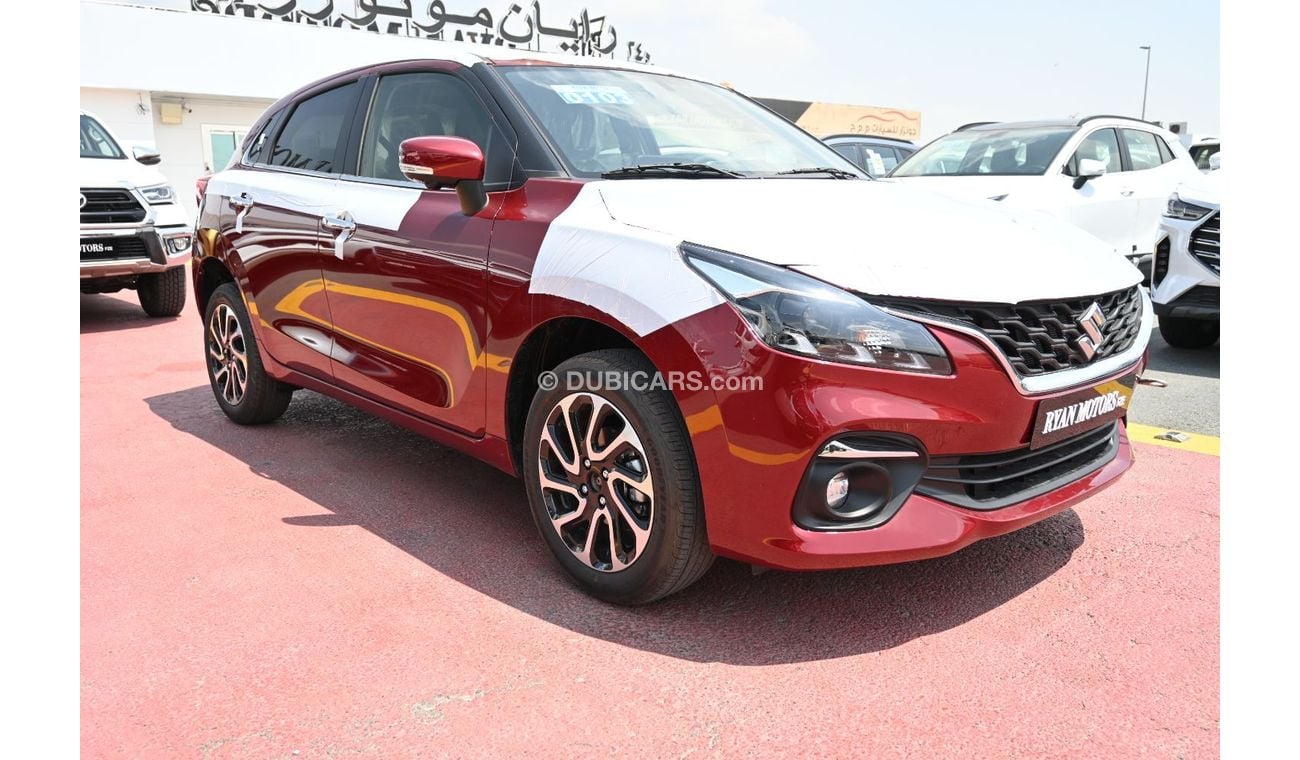 سوزوكي بالينو Suzuki Baleno 1.5L Petrol, Hatchback, FWD, 5Doors, Model 2024 Color Red