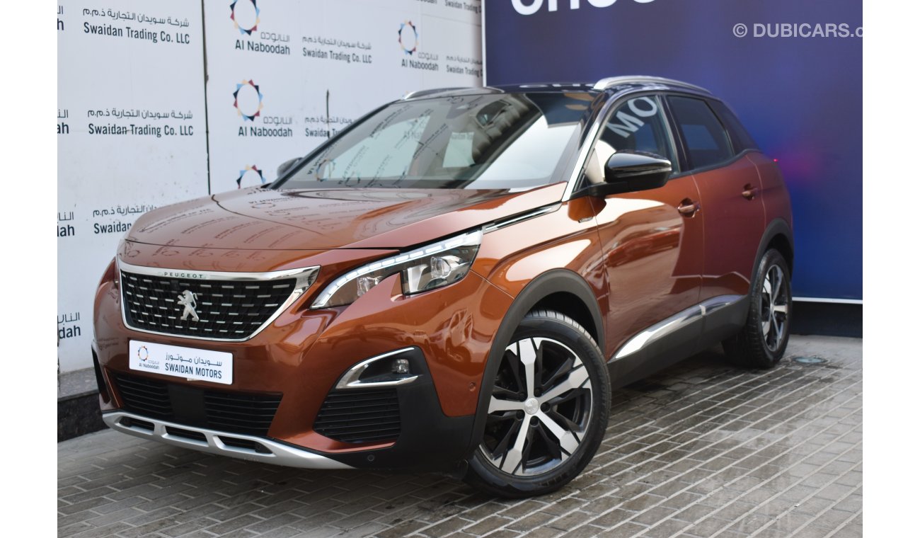 Peugeot 3008 AED 1399 PM | 1.6L GT LINE GCC MANUFACTURER WARRANTY 2026 OR 100K KM