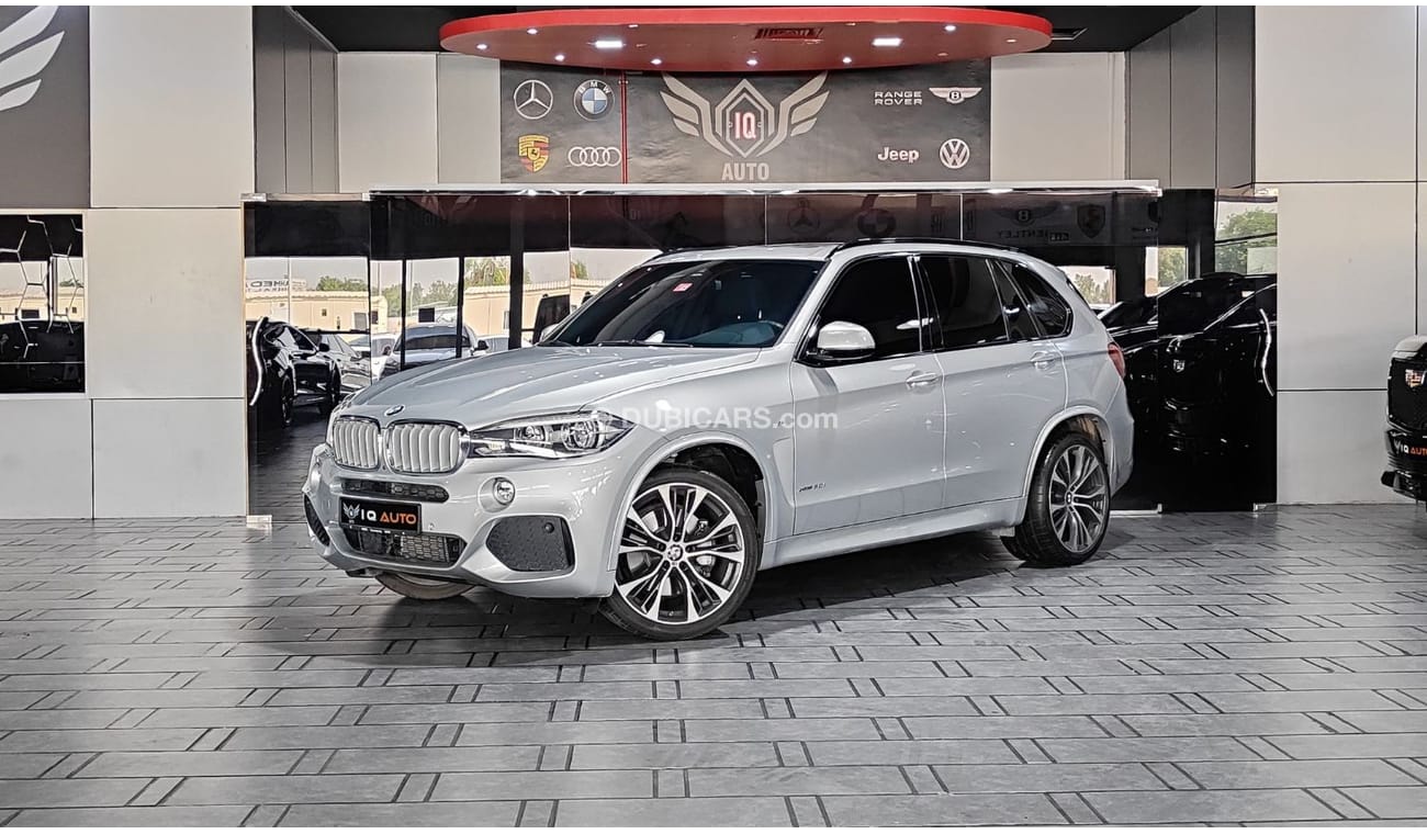 BMW X5 50i xDrive 4.4L AED 2,600 P.M | 2018 BMW X5 M-SPORT V8 | UNDER WARRANTY | FSH | ORIGINAL PAINT | LOW