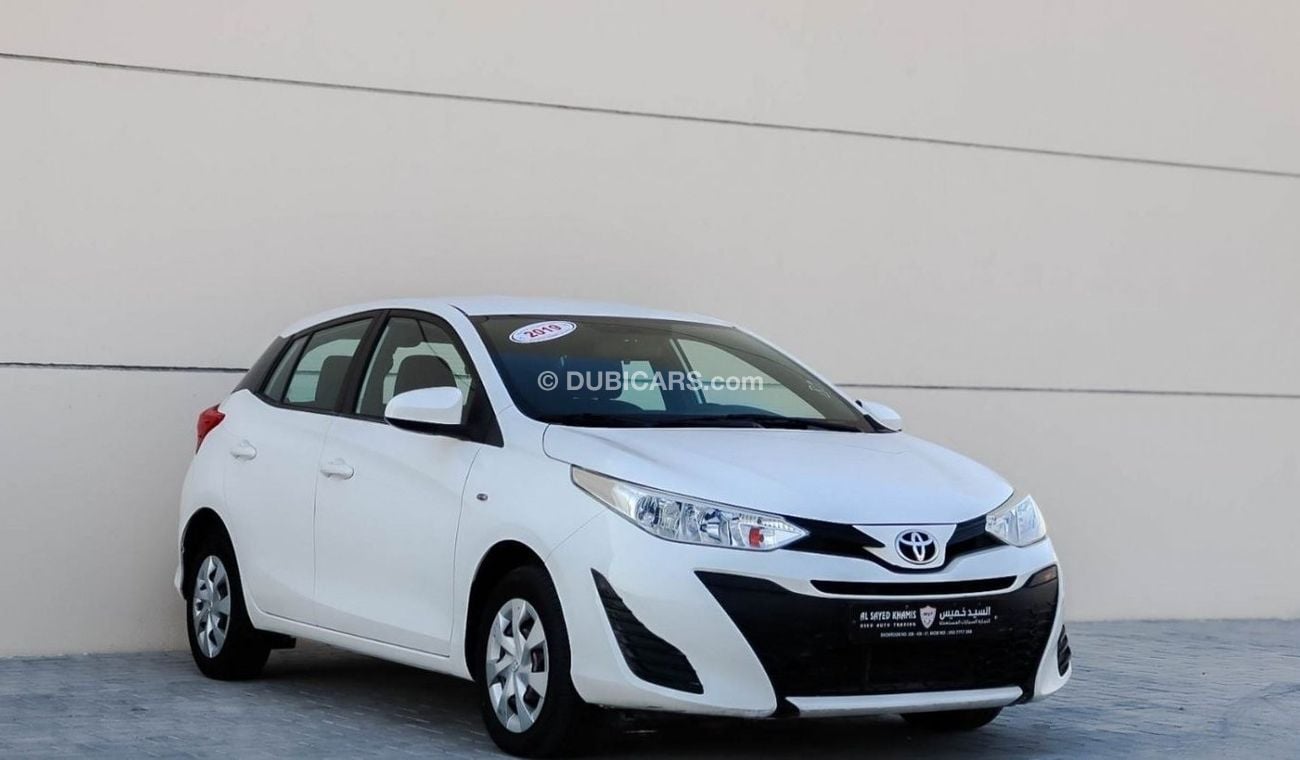 Toyota Yaris SE 1.3L (98 HP) hatchback Toyota Yaris 2019 GCC accident free in excellent condition 683 P.M