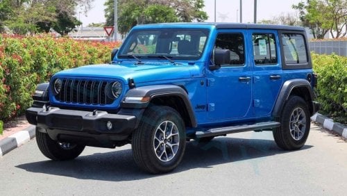 Jeep Wrangler Unlimited Sport S Turbo , 2024 GCC , 0Km , With 5 Years Warranty & 3 Years Service @Official Dealer