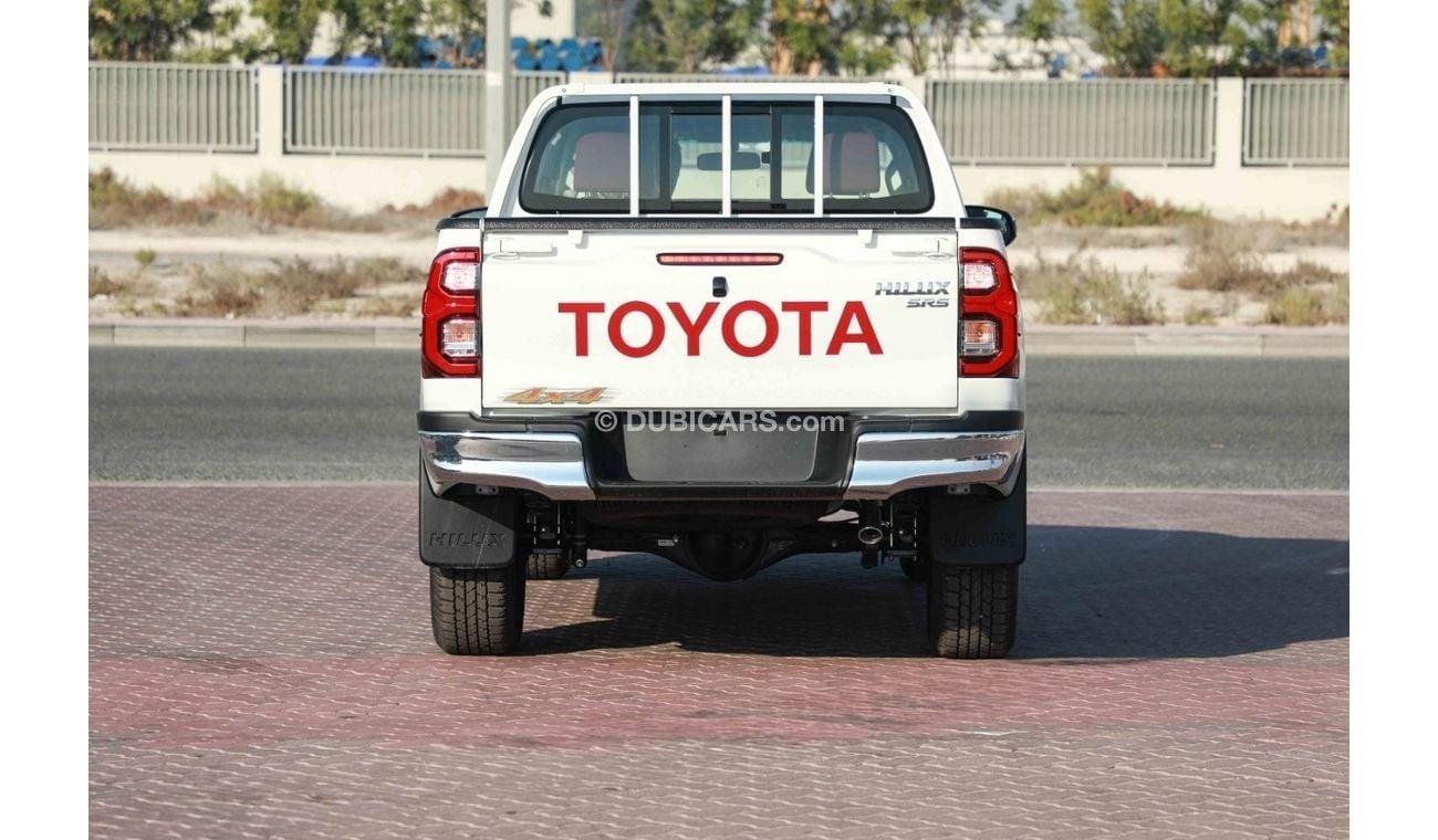 تويوتا هيلوكس 2025 TOYOTA HILUX 2.7 SR5 - SUPER WHITE inside RED | Export Only