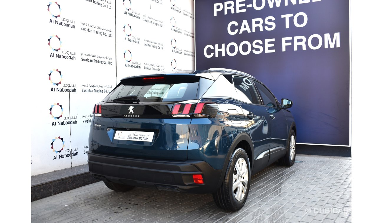 Peugeot 3008 AED 1440 PM  ACTIVE 1.6 TC AT GCC MANUFACTURER WARRANTY 2028 OR 100K KM