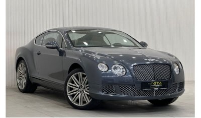 بنتلي كونتيننتال جي تي 2014 Bentley Continental GT Speed W12, Full Service History, Very Low Kms, GCC