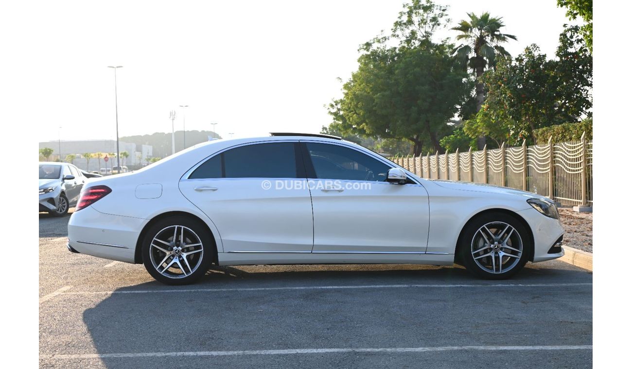 مرسيدس بنز S 560 0% DP- ACCIDENT FREE - UNLIMITED KM WARRANTY - MERCEDESE S560 4-MATIC LEXURY 2018  - JAPANESE SPECS