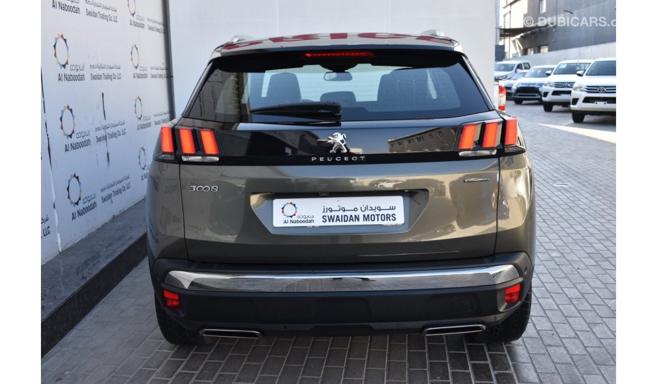 Peugeot 3008 AED 1199 PM | 1.6 TC AT GT LINE GCC MANUFACTURER WARRANTY 2026 OR 100K KM