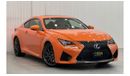 Lexus RC F 2015 Lexus RC-F, Full Lexus Service History, Low Kms, Carbon Fiber Package, Excellent Condition, GCC