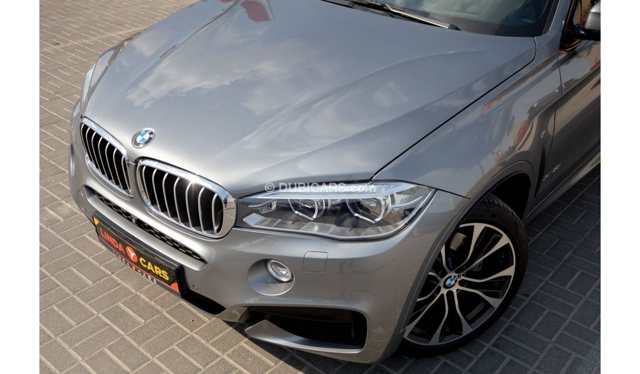 بي أم دبليو X6 50i M Sport 4.4L BMW X6 xDrive50i M-Sport 2018 GCC under Warranty with Flexible Down-Payment.