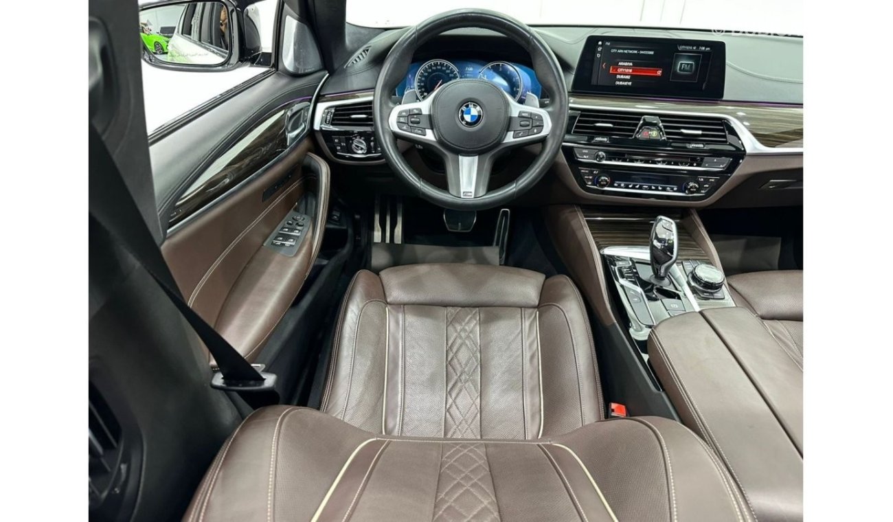 بي أم دبليو 530i M سبورت 2018 BMW 530i M-Kit Master-Class, 2025 BMW Warranty, 2029 BMW Service Pack, Fully Loaded, GC