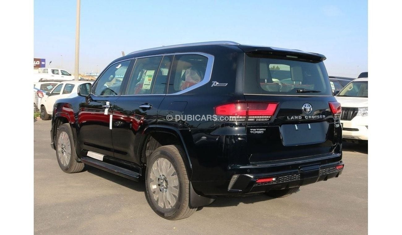 Toyota Land Cruiser SPECIAL DEAL LC 300 3.3L VXR-Z DSL WITH SPECIAL BLACK/RED INTERIOR REAR ENTERTAINMENT EXPORT ONLY