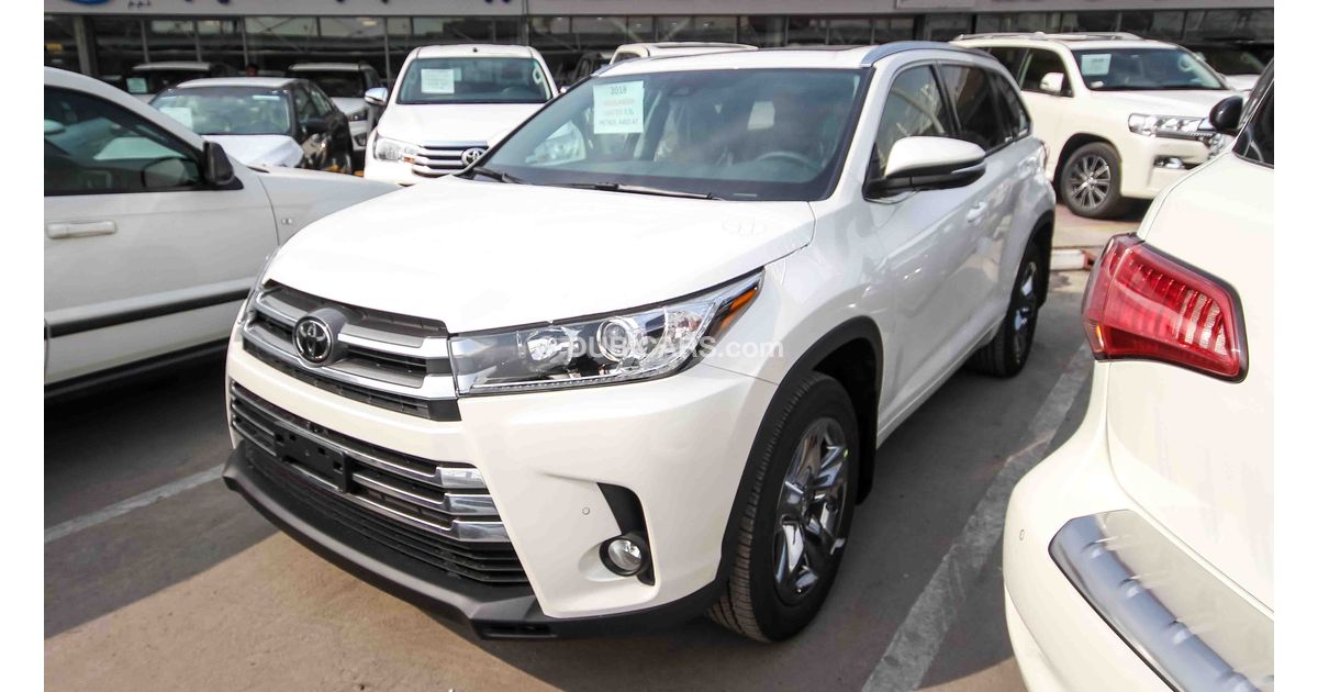 Toyota Highlander for sale. White, 2018