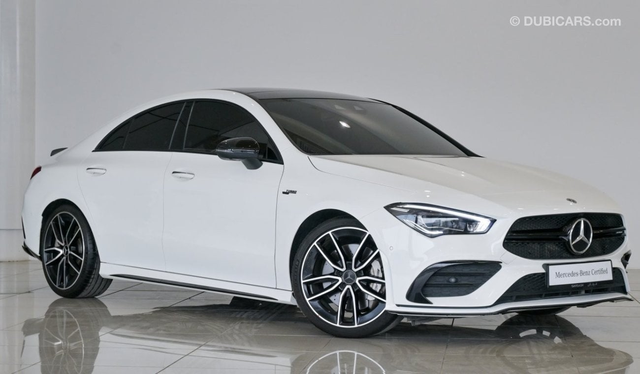 Mercedes-Benz CLA 35 AMG VSB 33290 - Mercedes Benz CLA 35 AMG 4M - Gargash Warranty + Service Contract until 26/10/2027 or 10