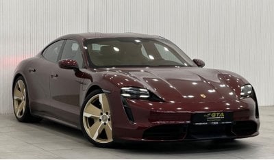 بورش تايكان 2021 Porsche Taycan Turbo, Jan 2027 Porsche Warranty, 2028 Battery Warranty, GCC