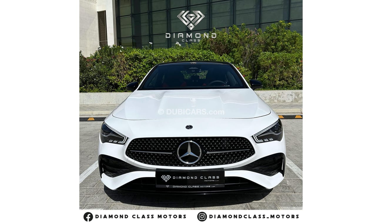 مرسيدس بنز CLA 200 Mercedes CLA 200 AMG Black Edition  Panoramic  2025  GCC Brand New 5 Years Agency Warranty