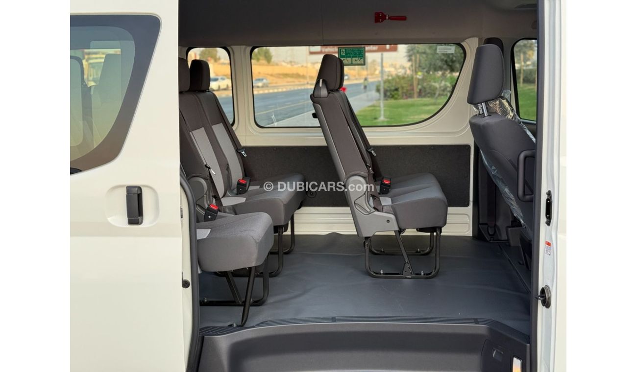 تويوتا هاياس 2025 Toyota Hiace DX 13-Seater 3.5L V6 Petrol A/T RWD (3-Point Seatbelts) Only For Export