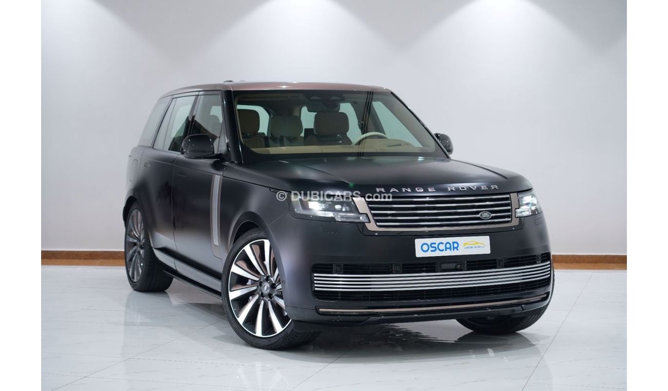 لاند روفر رينج روفر 2024 Range Rover SV P615 GCC Black Satin Finish