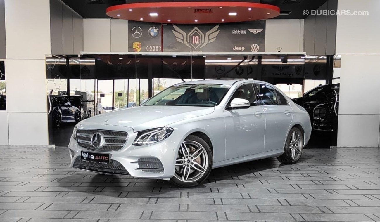 Mercedes-Benz E200 AED 2,000 P.M | 2019 MERCEDES BENZ E200 AMG KIT 2.0L | SUNROOF | GCC | UNDER GARGASH WARRANTY