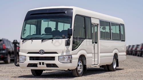 Toyota Coaster RHD 4.2L DIESEL 30-SEATER: WITH MANUAL AC, 4 SPEAKERS, SNORKEL, ABS