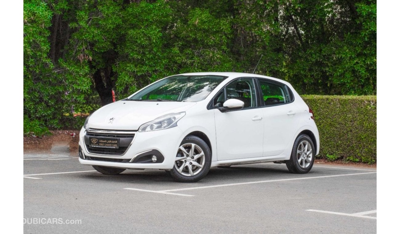 Peugeot 208 Active Plus AED 278/month | 2019 | PEUGEOT | 208 ACTIVE 1.6L | GCC SPECS | P01021