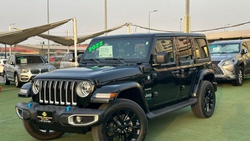 جيب رانجلر Jeep Wrangler Sahara 4xe Unlimited 2022  -Cash Or 2,008 Monthly Excellent Condition -