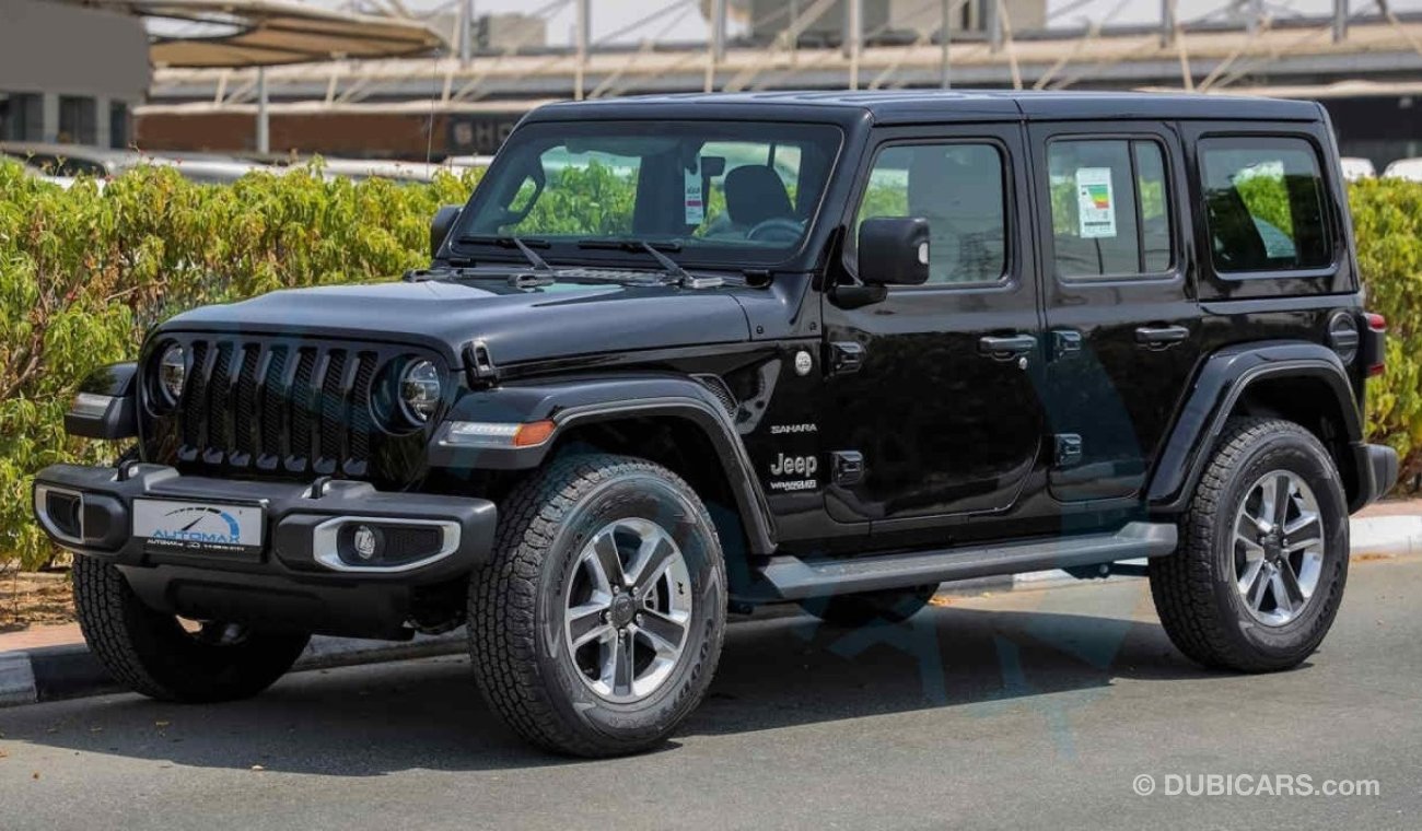 جيب رانجلر Unlimited Sahara V6 3.6L , 2023 GCC , 0Km , With 3 Years or 60K Km Warranty @Official Dealer